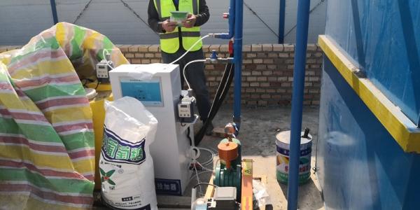 宜兰县黄龙溪项目部一体化污水处理设备现场调试